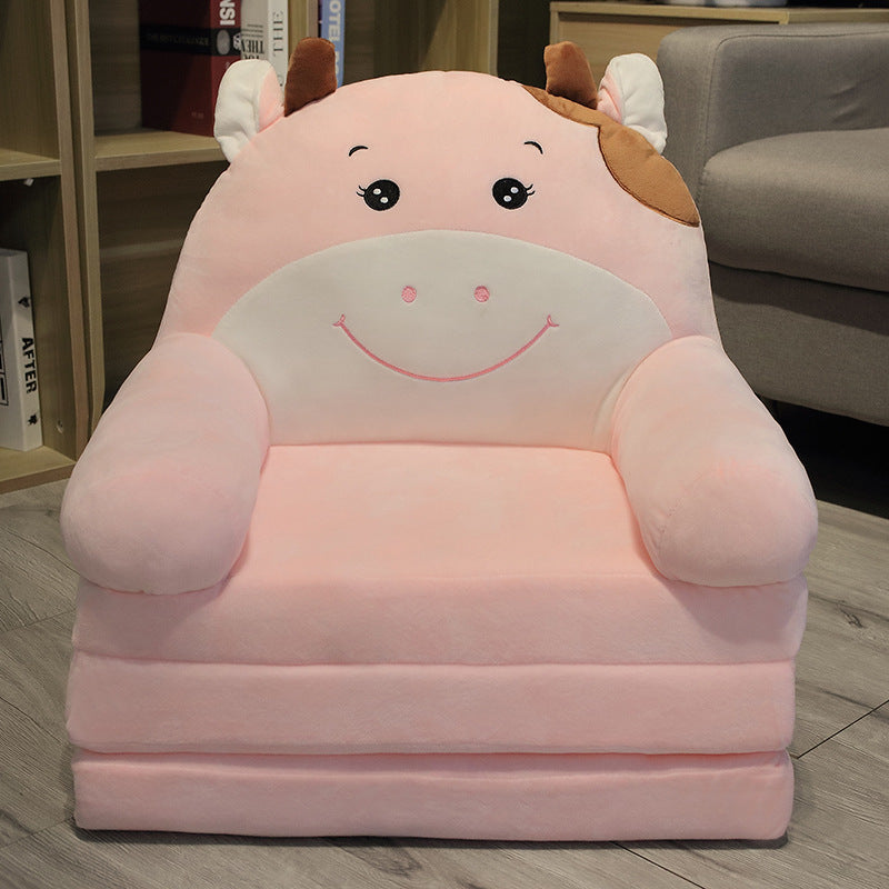 EleganceChild Plush Folding Sofa Bed | Convertible and Washable Chair, Ideal for the Bedroom and Playroom