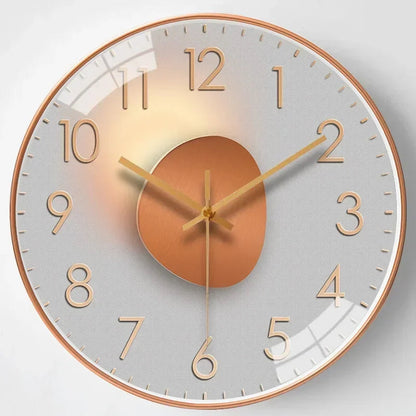 Elegant and Silent Wall Clock Ideal for Any Room