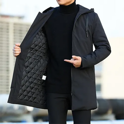 Elegant Insulated Long Jacket