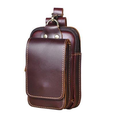 Men's Premium Leather Belt Pouch