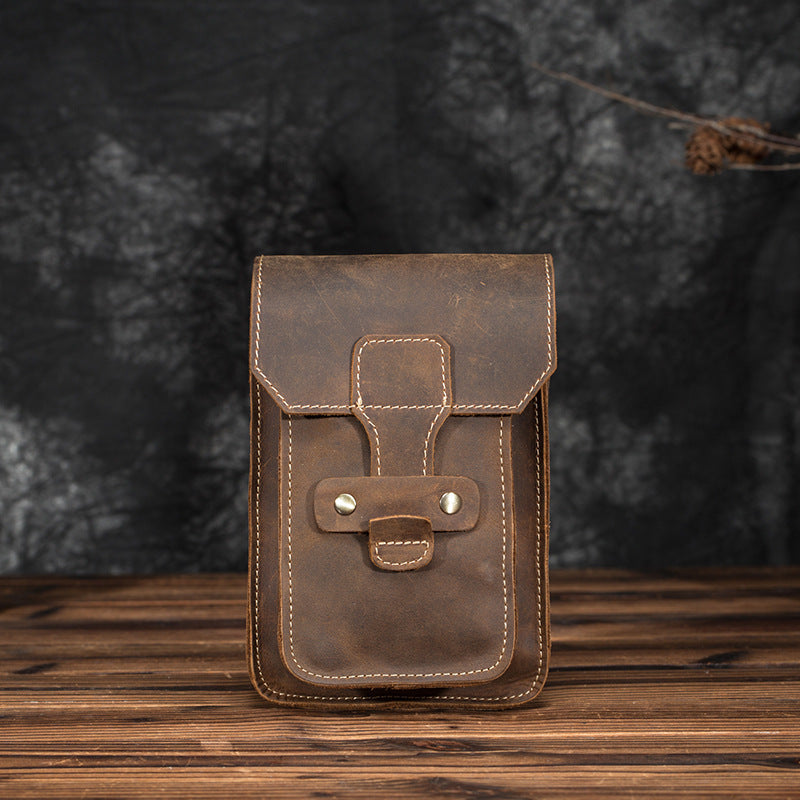 Men's Premium Leather Belt Pouch