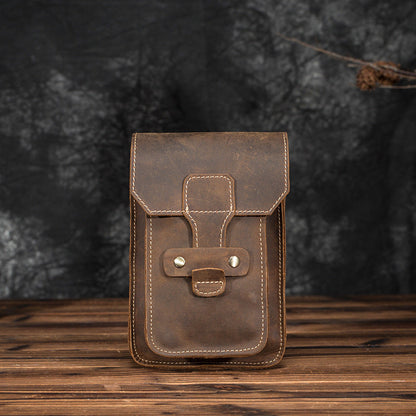 Men's Premium Leather Belt Pouch