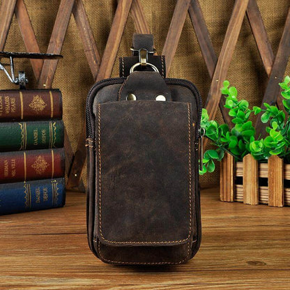 Men's Premium Leather Belt Pouch
