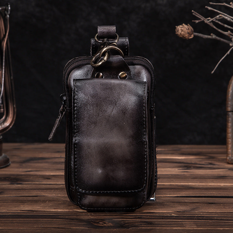 Men's Premium Leather Belt Pouch