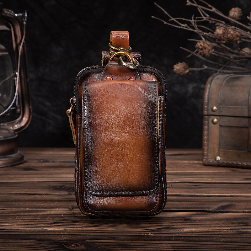 Men's Premium Leather Belt Pouch