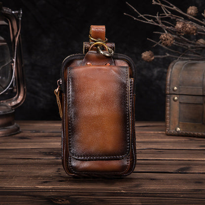 Men's Premium Leather Belt Pouch