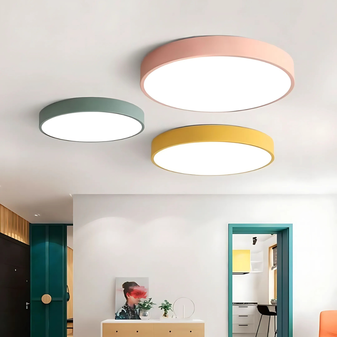 Elegant LED Ceiling Lamp in Scandinavian Style