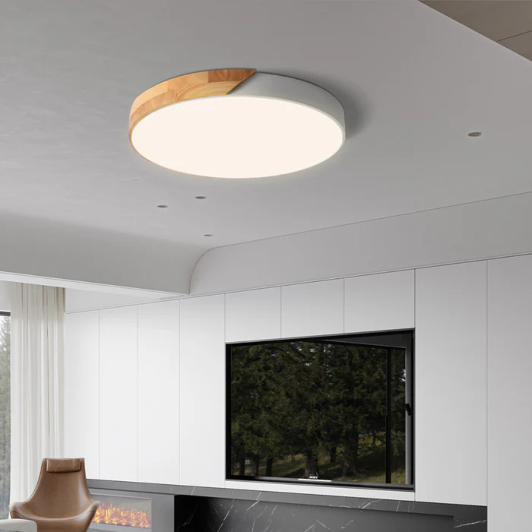 Elegant LED Ceiling Lamp in Scandinavian Style