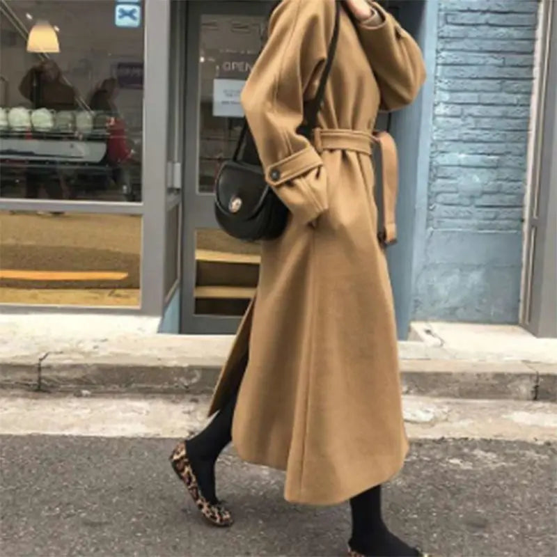 Elegant Long Winter Coat for Women
