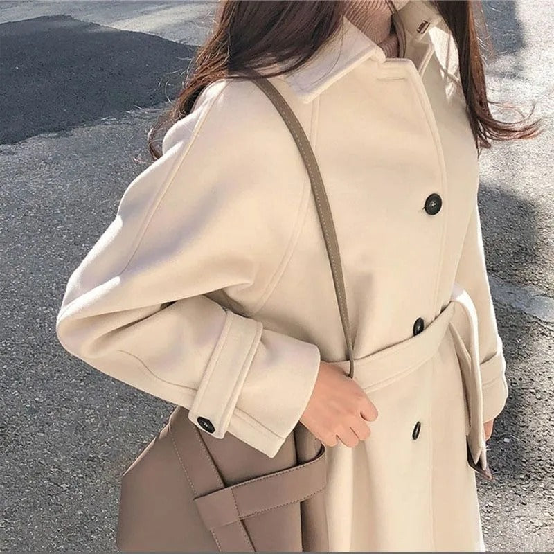 Elegant Long Winter Coat for Women