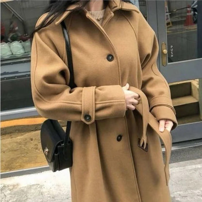 Elegant Long Winter Coat for Women