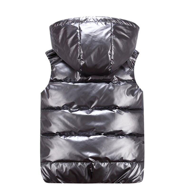 Elegant Unisex Quilted Vest with Hood