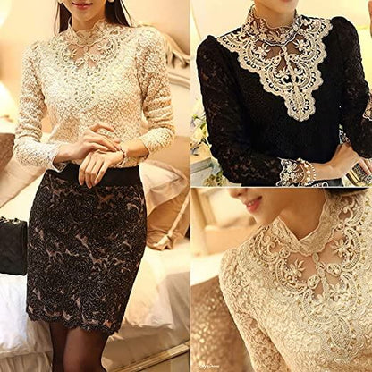 Elegant Women's Embroidered Blouse - Chic Style and Comfort