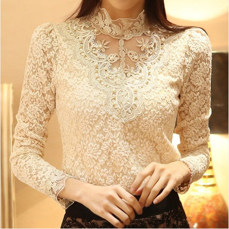 Elegant Women's Embroidered Blouse - Chic Style and Comfort