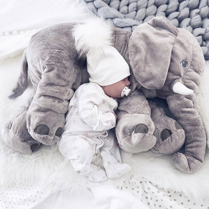 Elephant Pillow Toy | Big Cuddly Plush for Kids & Babies