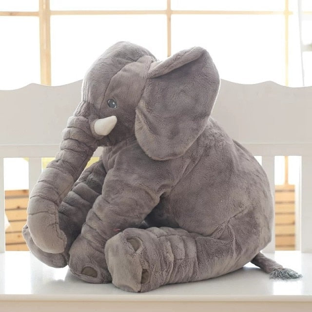 Elephant Pillow Toy | Big Cuddly Plush for Kids & Babies