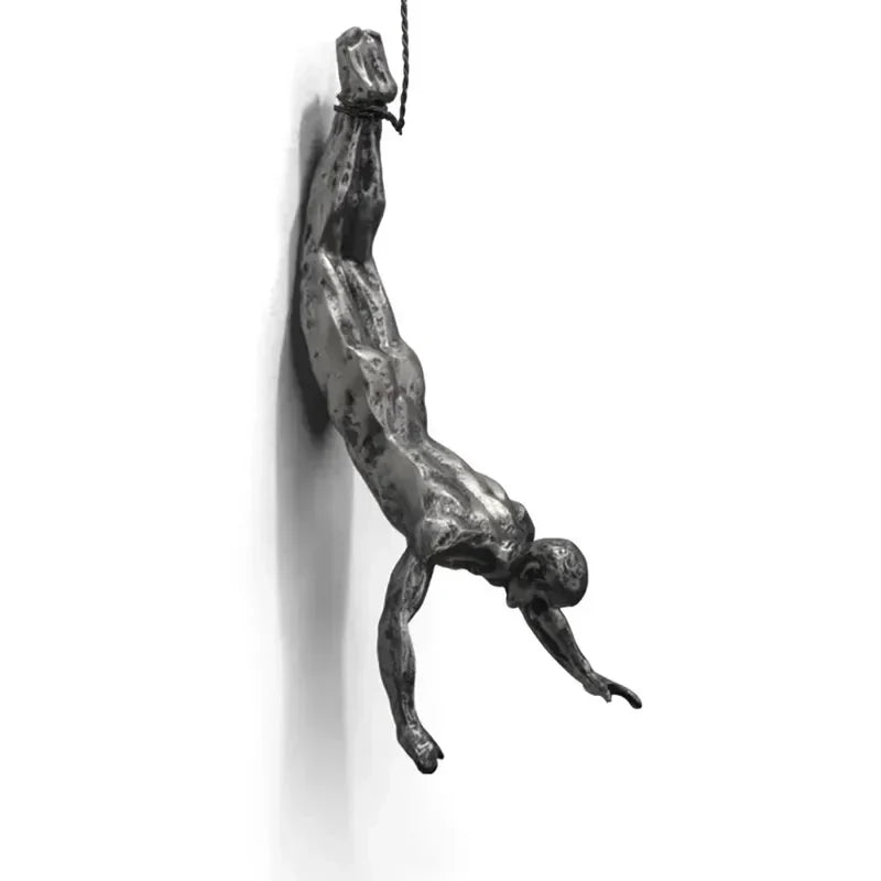 ElevéArt Luxe Wall Decoration Set | Creative Climbing Man for Unique Interior Accents