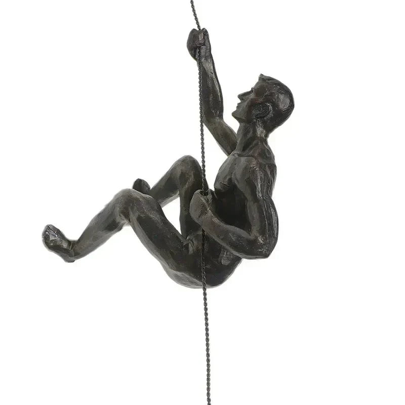 ElevéArt Luxe Wall Decoration Set | Creative Climbing Man for Unique Interior Accents