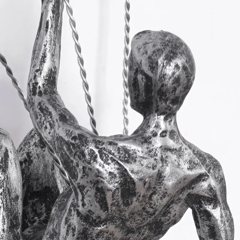 ElevéArt Luxe Wall Decoration Set | Creative Climbing Man for Unique Interior Accents