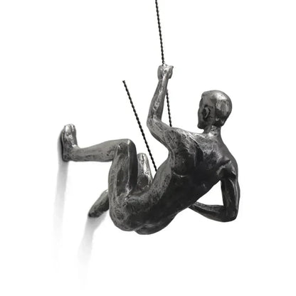 ElevéArt Luxe Wall Decoration Set | Creative Climbing Man for Unique Interior Accents