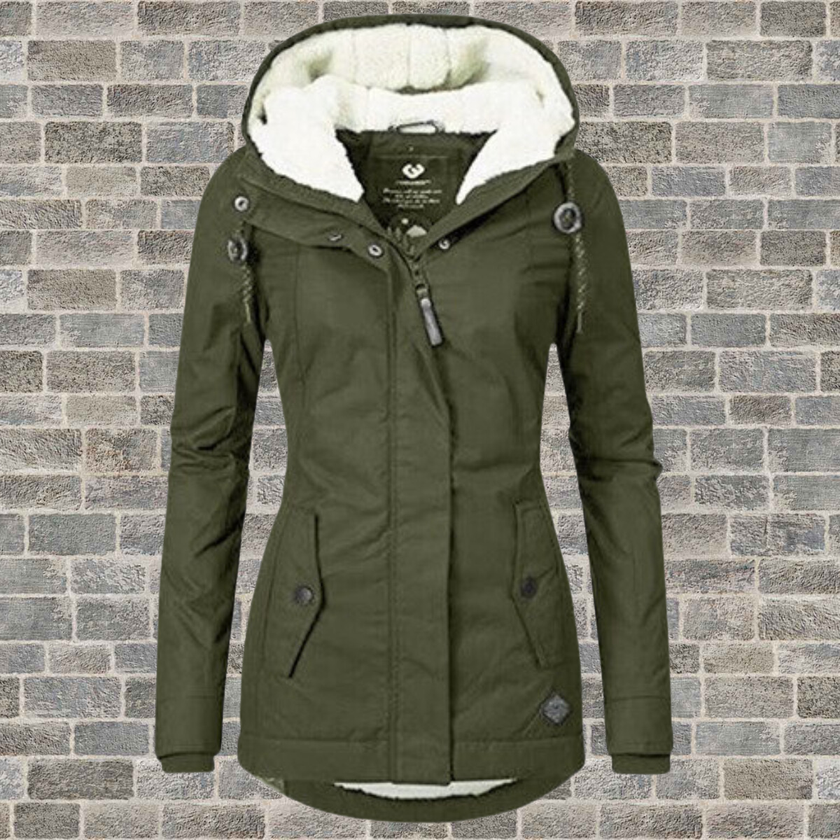 Women's Cozy Hooded Pleated Winter Coat