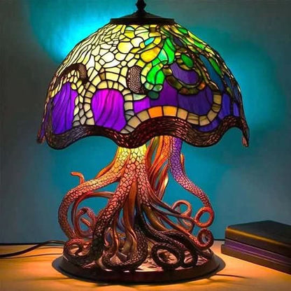 Artisan Mosaic Table Lamp for Soft Light & Decor