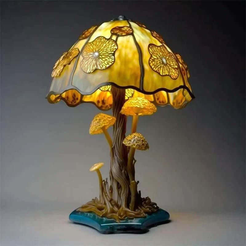 Artisan Mosaic Table Lamp for Soft Light & Decor