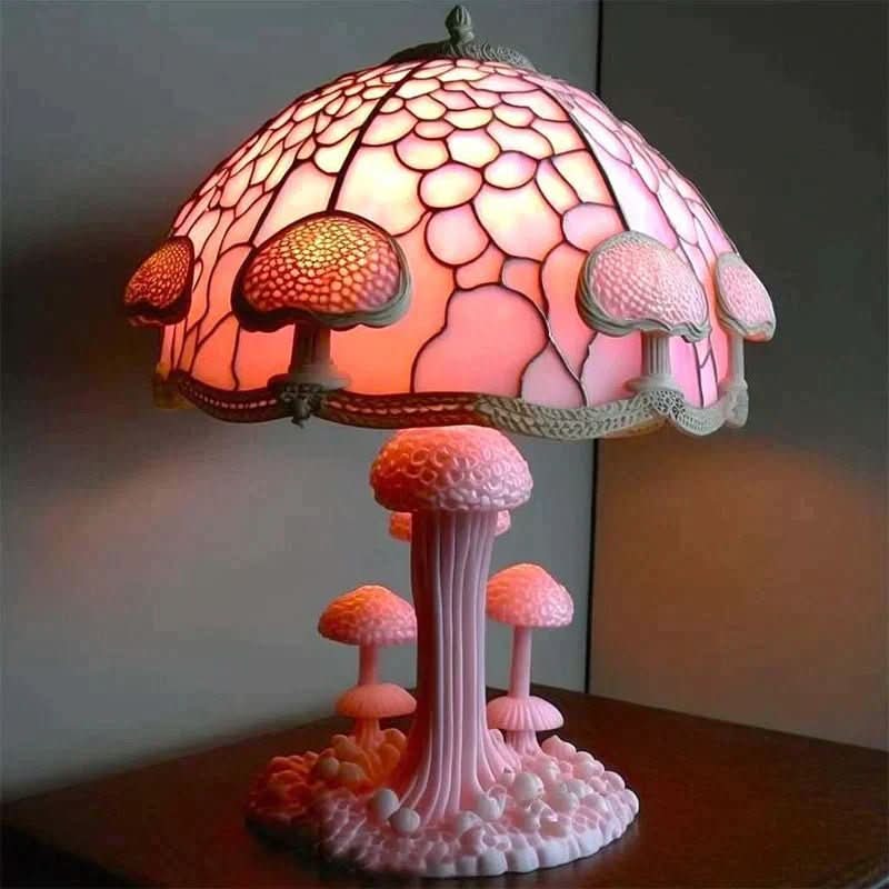 Artisan Mosaic Table Lamp for Soft Light & Decor
