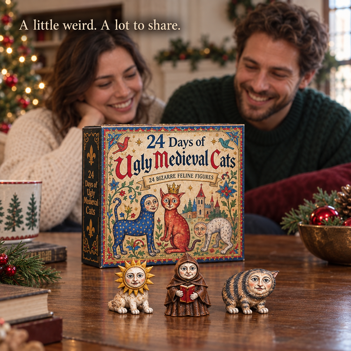 24 Days of Ugly Medieval Cats – Hilariously Weird Cat Advent Calendar 2026