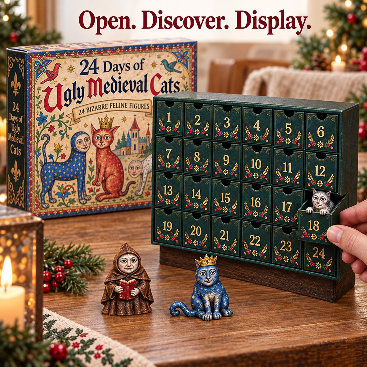 24 Days of Ugly Medieval Cats – Hilariously Weird Cat Advent Calendar 2026