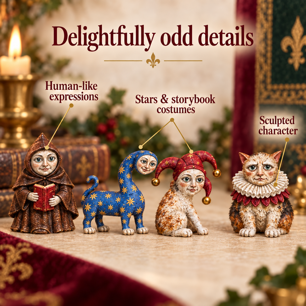 24 Days of Ugly Medieval Cats – Hilariously Weird Cat Advent Calendar 2026