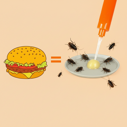 EXTERMINIQ – 3 pieces cockroach gel bait (10g) for effective pest control