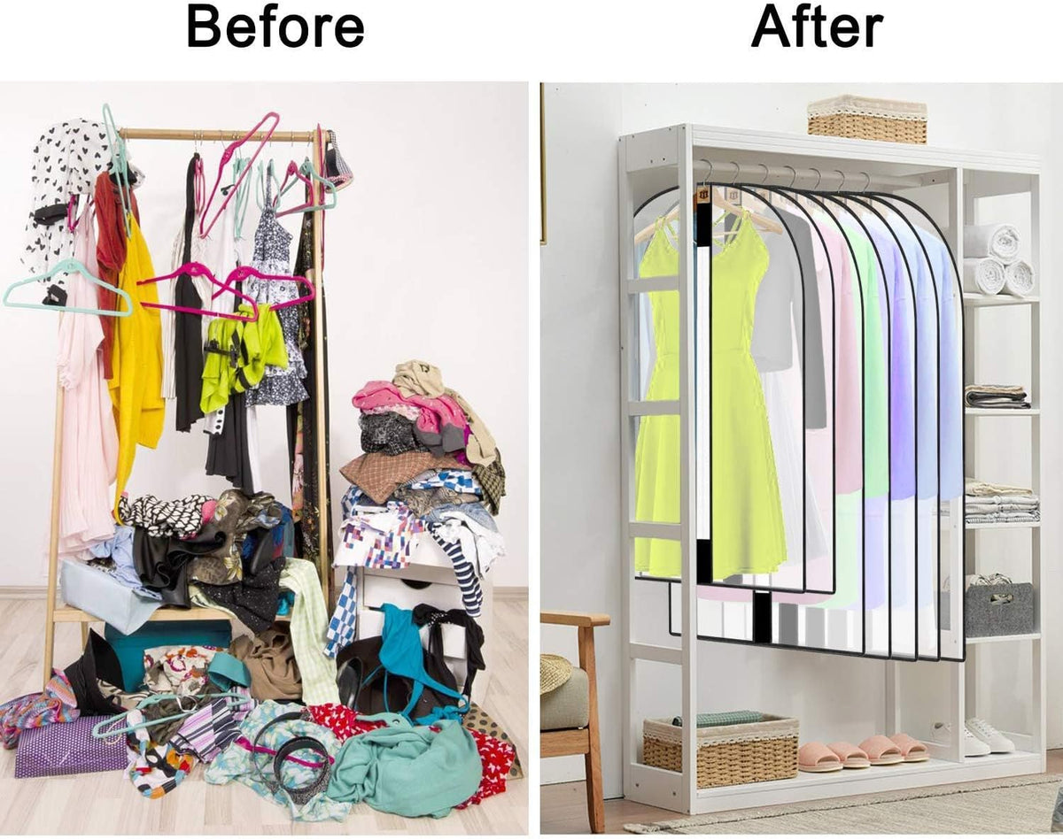 Extra-Long Dress & Gown Garment Bag – 71" (180.34 cm) Protective Covers with Handles