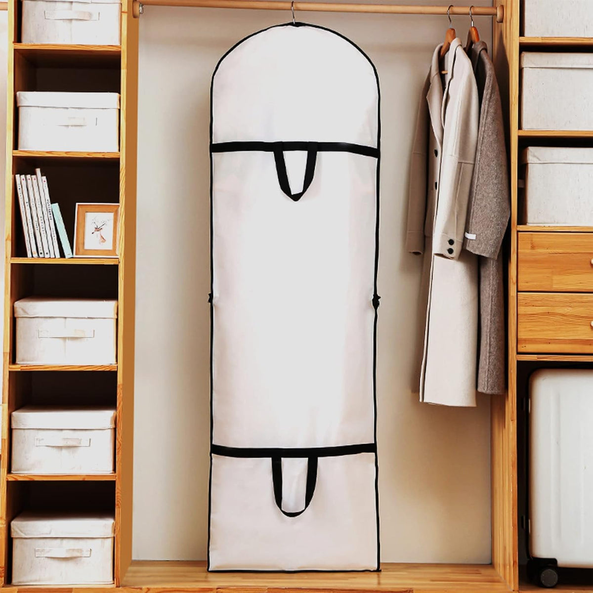 Extra-Long Dress & Gown Garment Bag – 71" (180.34 cm) Protective Covers with Handles