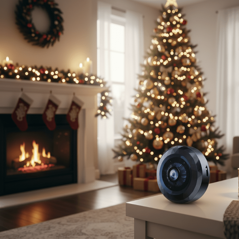 EYECORE MINI – Magnetic WiFi Security Camera with 1080P HD, Night Vision & Motion Detector