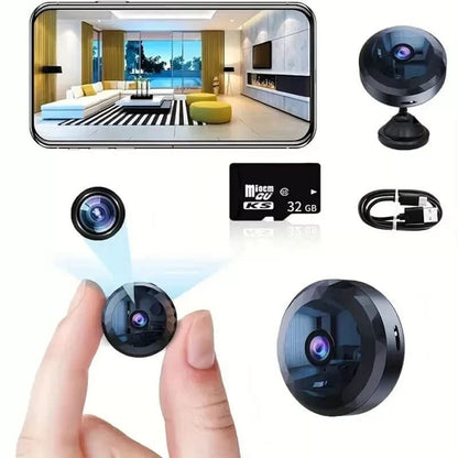 EYECORE MINI – Magnetic WiFi Security Camera with 1080P HD, Night Vision & Motion Detector