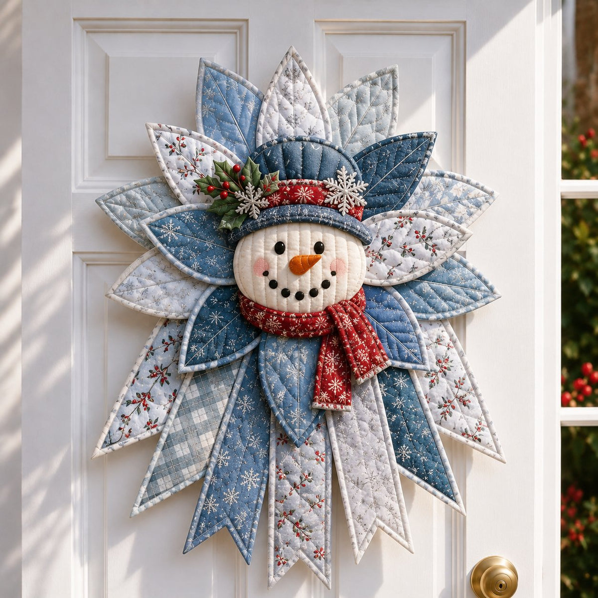Beginner-Friendly Oversized Christmas Character Quilted Door Hanger Sewing Kit | Complete Kit with All Tools & Step-by-Step Guide Included