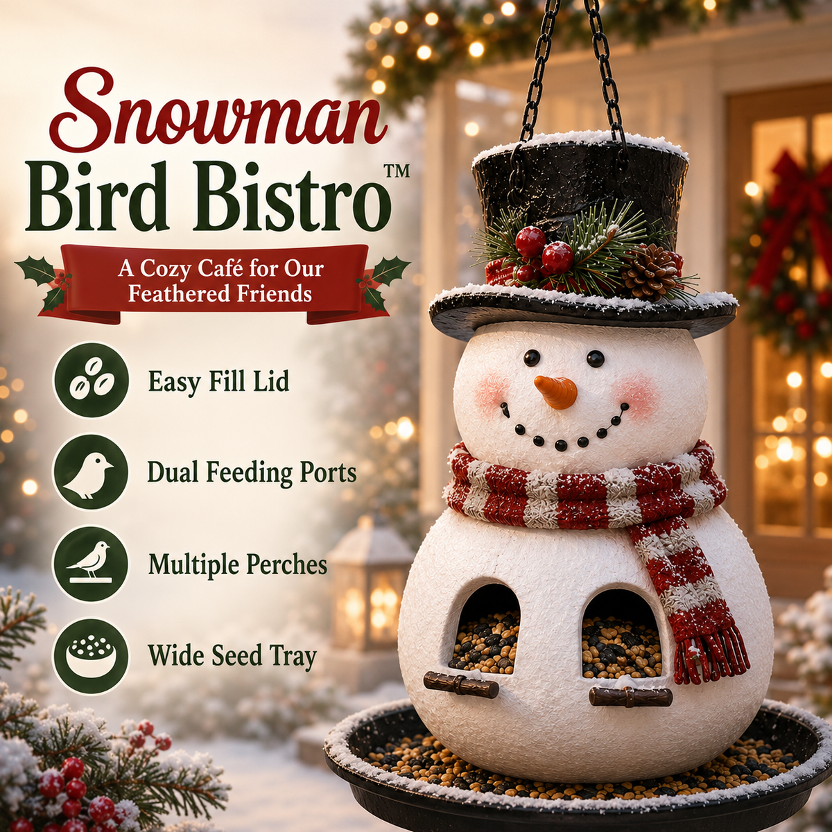 Christmas Bird Feeder Collection
