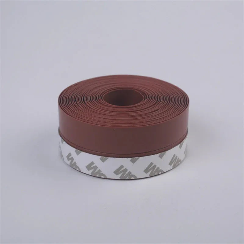 16.4Ft Door Weather Stripping | Adhesive Draft Stopper Seal Strip for Doors, Windows & Shower Doors