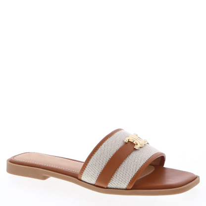 Women's Sandals – Square Toe, Slip-On