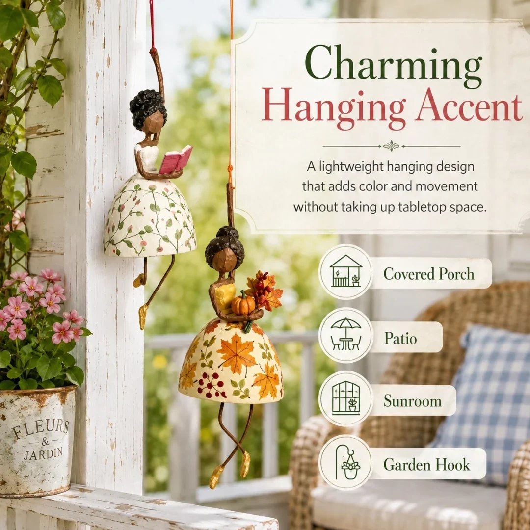 Let Your Space Dance — Whimsical Dancing Lady Hanging Ornament