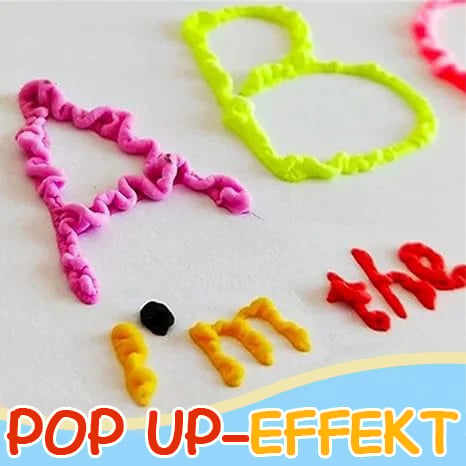 Magic Pen – Draw in 3D with a single stroke! DIY bubble "popcorn" effect drawing pens – Buy 3 Get 2