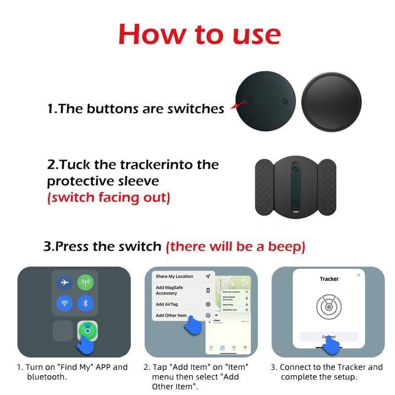 Mini Magnetic GPS Tracker – Portable Anti-Theft & Real-Time Location Device