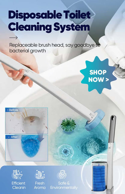 Disposable Toilet Cleaning Brush — Hygienic, Easy & Mess-Free