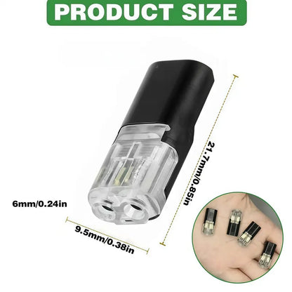 Flash Sale20K+ SOLD!Double-Wire Plug-in Connector Led Light Strip Connectors 2 Pin