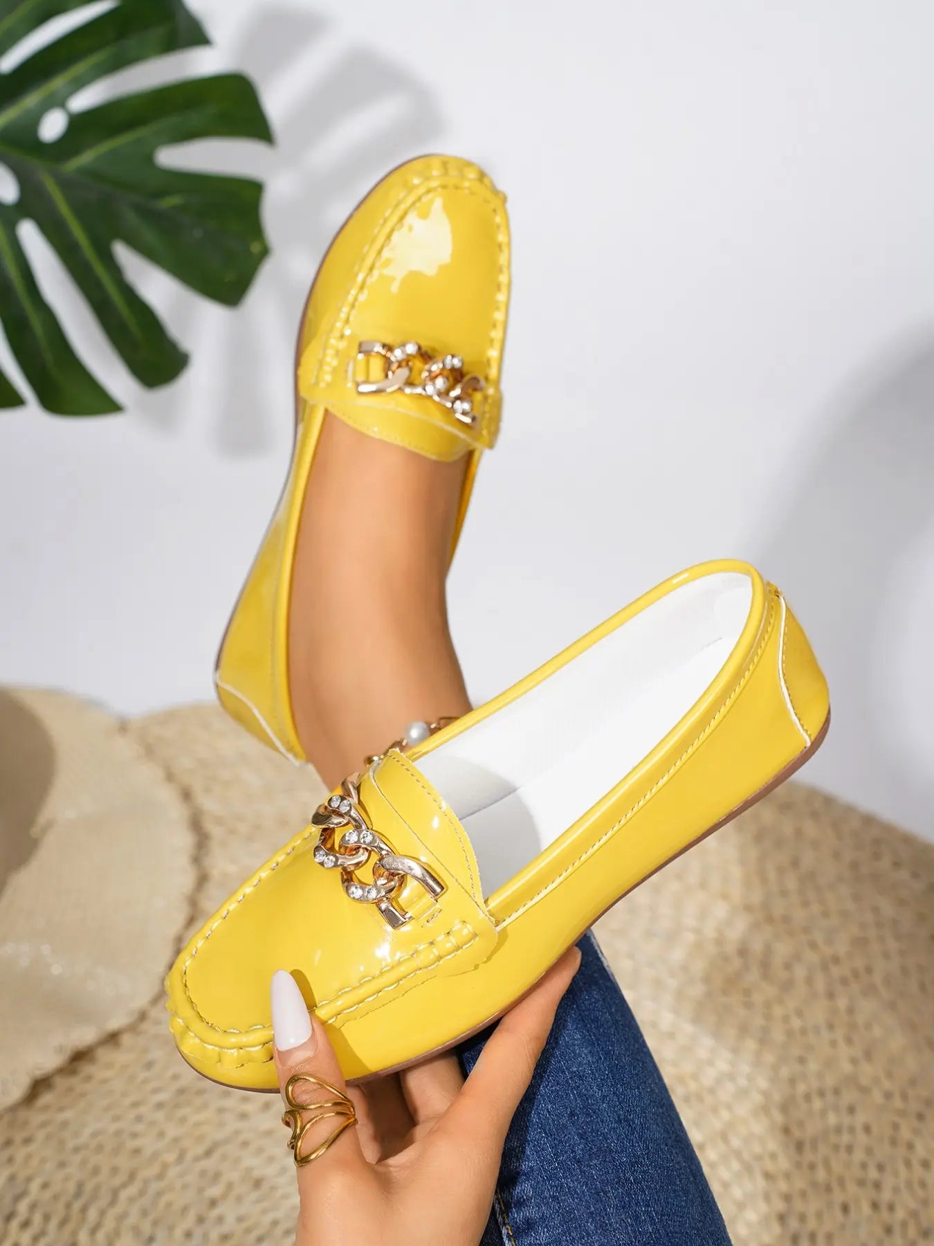 Women's Rubber Loafers – Slip-On, Lightweight