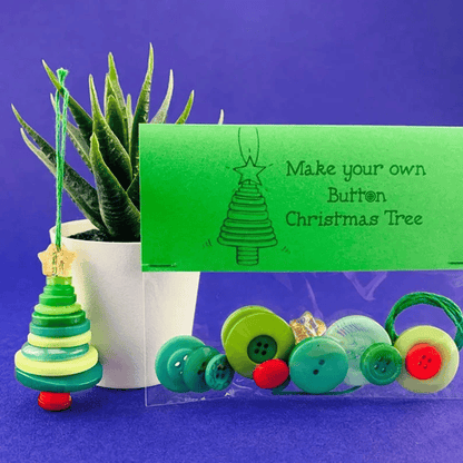 Buy 1 Get 1 Free DIY Button Ornament Kits