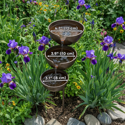 Hot Sale 49% OFFBring Life Back To Your Garden – Peaceful Cascading Rain Catcher Bird Bath For Welcoming Garden Wildlife