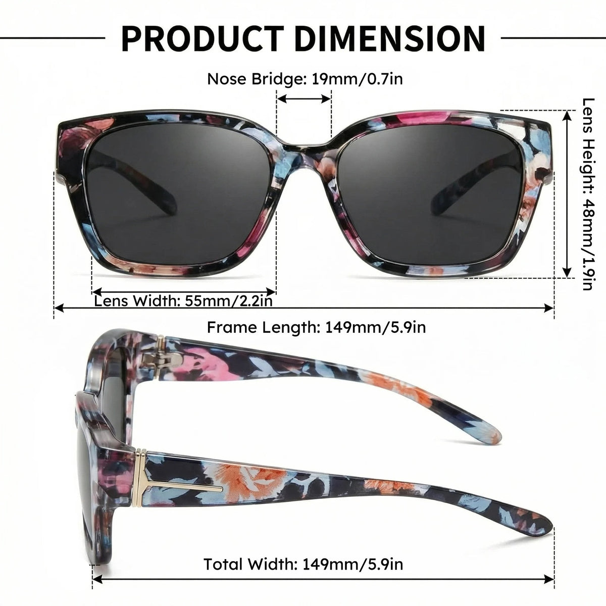 LAST DAY SALE 50% OFFFitover Polarized Sunglasses | UV400 & Anti-Blue Light