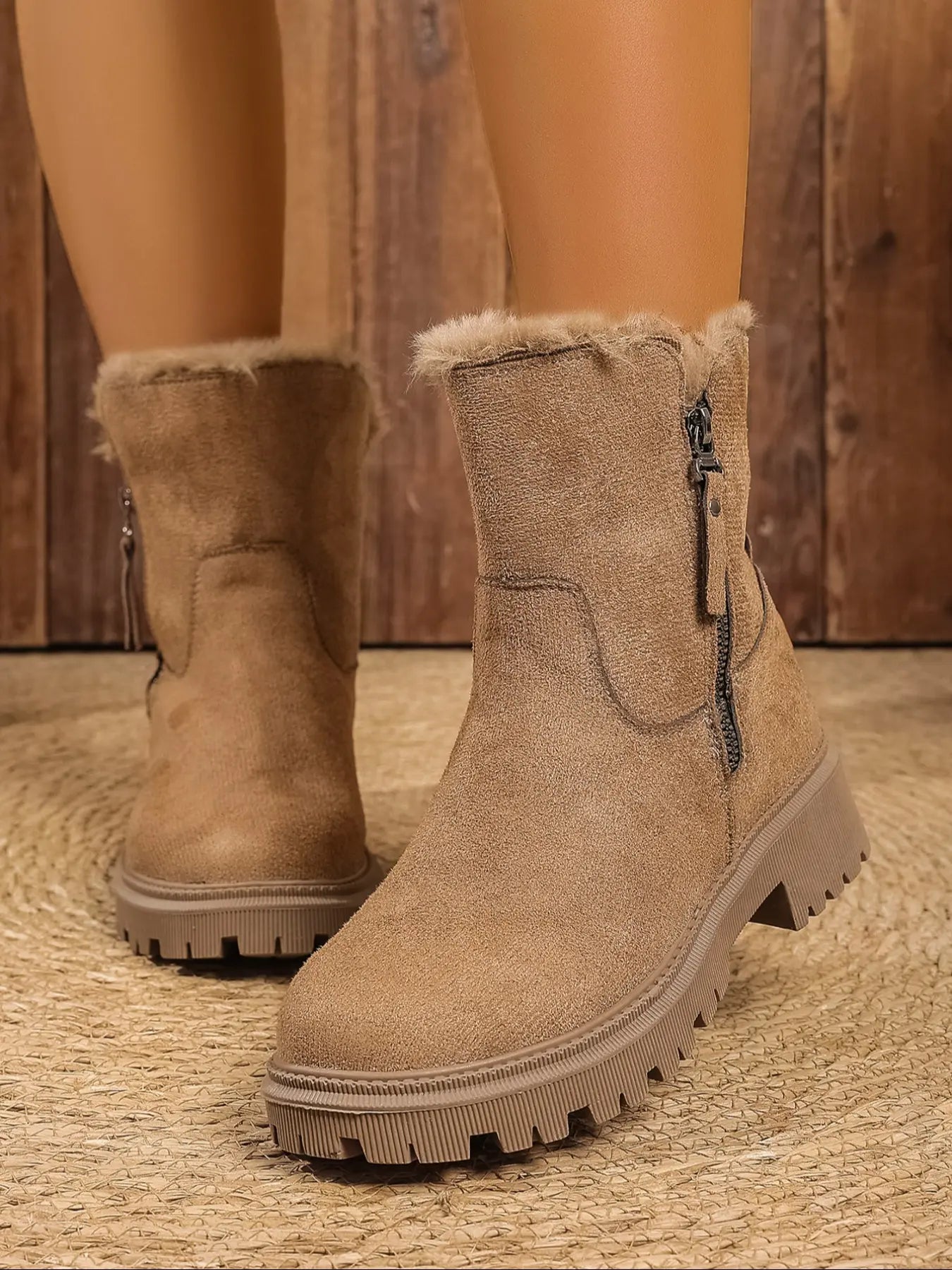 Women's Ankle Boots – Chunky Sole